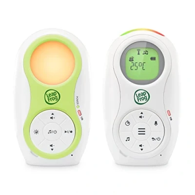 Immagine di Leap Frog LF80 Microfono audio a due batterie, sensore di temperatura, funzione promemoria, indicatore rumore, grande portata, luce notturna, registrazione vocale, bianco