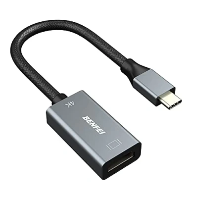 Immagine di BENFEI Adattatore USB C a HDMI (4K@60Hz 2K@144Hz), tipo VGA [Compatibile Thunderbolt 3/4] Maschio Femmina, per iPhone 15 Pro/Max MacBook Pro/Air 2023 iPad Pro iMac S23 XPS 17 e altro
