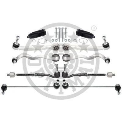 Immagine di OPTIMAL G8 2010 Kit braccio oscillante, Sospensione ruota Assale anteriore con materiale di fissaggio, barra d&#039;accoppiamento, giunto assiale