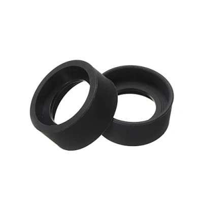 Immagine di Vogueing Tool 2 coperture oculari in gomma cilindriche per microscopio binoculare (angolo piatto 36 mm)