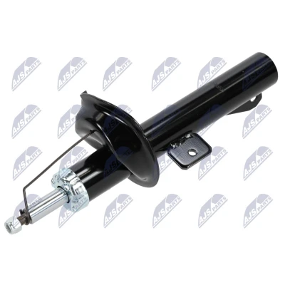 Immagine di NTY A FR 021 Ammortizzatore Assale anteriore Dx pressione del gas doppio tubo tipo McPherson Spina superiore, Collare inferiore