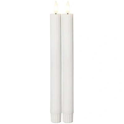Immagine di Candela stick LED Flame Stripe, set da 2, in cera