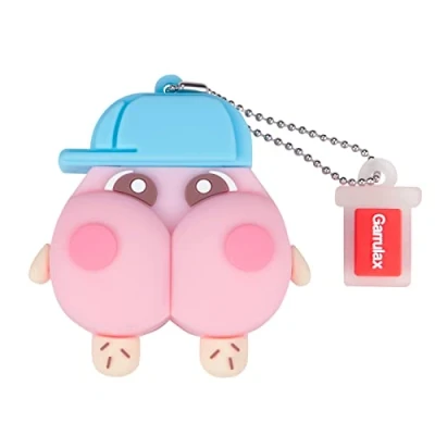 Immagine di GARRULAX chiavetta USB, 64 GB, in silicone impermeabile, USB 2.0, ad alta velocità, per la memorizzazione della data, pendrive U Disk (simpatico culo)