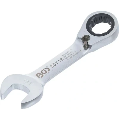 Immagine di Llave combinada corta con carraca reversible 16 mm