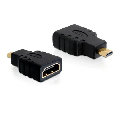 Immagine di Delock Micro HDMI zu (HDMI, 2.80 cm), Adattatore dati + video, Nero