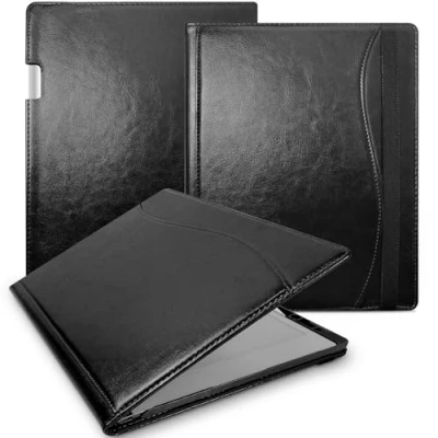 Immagine di e NET CASE Custodia per Remarkable 2 Digital Paper Tablet da 10,3 pollici (uscita 2020) premium in pelle PU regolabile con slot carte portapenne