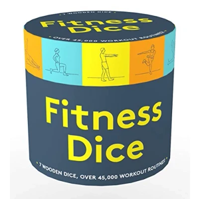 Immagine di Fitness Dice: 7 Wooden Dice, Over 45,000 Workout Routines!