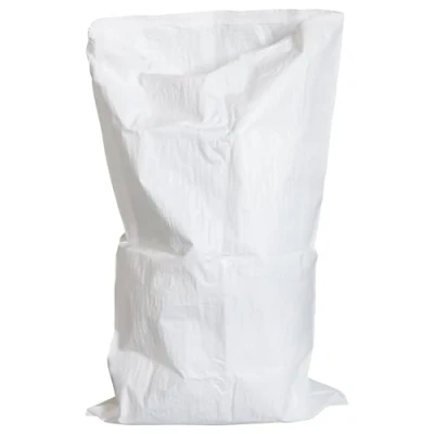 Immagine di SKIR&#039;CO sacchi bianchi in tessuto PP 45 x 60 cm, sacchetti polipropilene con fodera polietilene, per la costruzione di macerie, lo smaltimento dei rifiuti, 5 pezzi