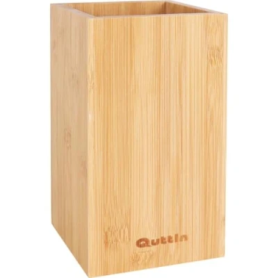 Immagine di DKD Home Decor Quttin Contenitore per utensili da cucina in bambù naturale, 10,5 x 18 cm