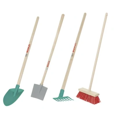 Immagine di Theo Klein 2794 Set di attrezzi da giardinaggio Bosch I Composto pala, rastrello per foglie, e scopa Giocattoli bambini dai 3 anni in su