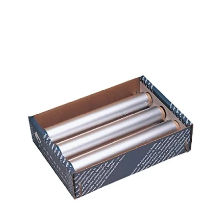 Immagine di Wrapmaster 24 C55 Rotoli di Pellicola in Alluminio, 45 Cm X 90 M, Confezione da 3