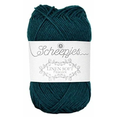 Immagine di Scheepjes Linen Soft Filato, 47% Cotone, 27% Lino, 26% poliacrilico, 607, 1x50g