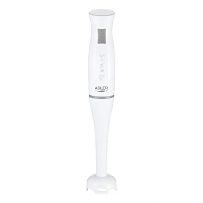 Immagine di adler AD4622 Frullatore a mano elettrico, 200 W, ergonomico, funzione impulso, acciaio inossidabile, plastica, bianco