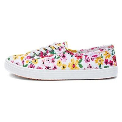 Immagine di Rocket Dog Chow, Scarpe da Ginnastica Donna, Floreale Bianco, 41 EU