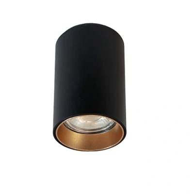 Immagine di wonderlamp W T000041 Lampada da soffitto stile minimalista Basic II per salotto, camera letto, cucina, nero, lampadina Gu10