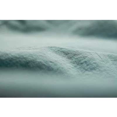 Immagine di L1NK STUDIO Federe Cuscini Letto Cotone 45x155 per Letti di 135 cm (100% Cotone) (Percalle 200 Fili) Menta
