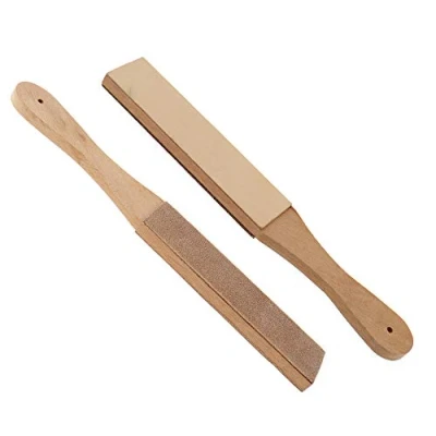 Immagine di the Lord of Tools 1 x coramella in pelle legno per affilare lucidatura, accessorio rasoi abrasivi