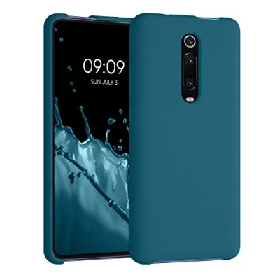 Immagine di kwmobile Cover per Xiaomi Mi 9T (Pro) / Redmi K20 Custodia Back Case Smartphone in Silicone TPU Protezione Gommata petrolio matt