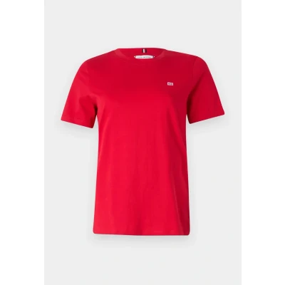 Immagine di Tommy Hilfiger Contrast FLAG TEE Tshirt basic, Donna, Taglia: Small, Primary red