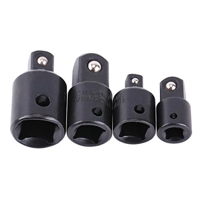 Immagine di 4 Pezzi Adattatore per Chiavi a Brugola, Set di Adattatori Prese Cricchetto in Acciaio al Cromo Vanadio, kit Conversione Estensione 1/2&quot;, 3/8&quot;, 1/4&quot;