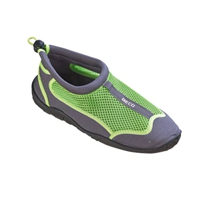 Immagine di Beco Aquaschuhe Surfschuhe Stand Up Paddling Wattschuhe Neue Kollektion, Scarpe Unisex, Multicolore (Grey/Green), 41 EU