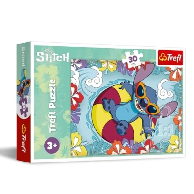 Immagine di Trefl, Lilo &amp; Stitch in vacanza Puzzle 30 Tessere, Gioco per Bambini a partire dai 3 anni, Multicolore, 18305