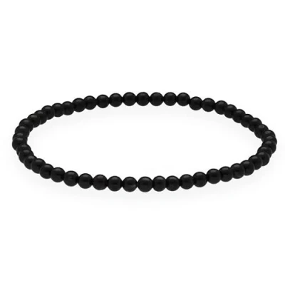 Immagine di Lebensquelle Plus Mini bracciale a sfera 4 mm con pietre preziose di alta, 19 cm, Gemma