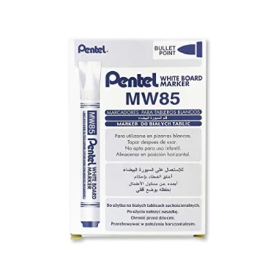 Immagine di Pentel mw85 c Set di 12 Evidenziatore Tabella 4,5 mm blu