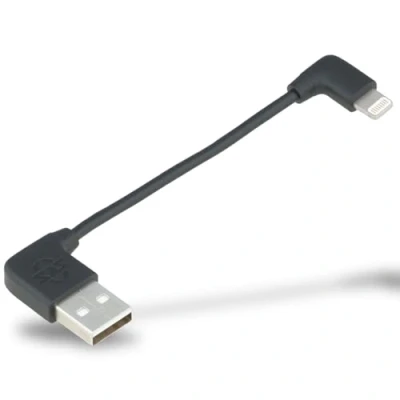 Immagine di SKS GERMANY COMPIT CABLE per iPhone Lightning, cavo di ricarica corto con spina angolata (accessorio del sistema COMPIT, la il powerbank COM/UNIT, pratico e poco appariscente)
