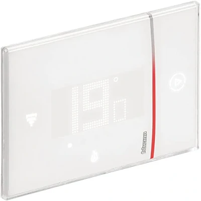 Immagine di Bticino SXW8002 Termostato WIFI DIGITALE Smarther2 with Netatmo, Caldaia da Incasso, Programmabile, Comando anche App, Alexa e Google, Visualizzazione dell&#039;Umidità, Bianco