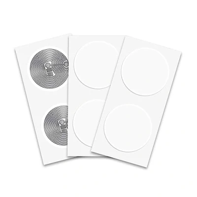 Immagine di NTAG216 NFC Tags (NFC/adesivi NFC) Timeskey 216 giorno 888 byte memoria bianco