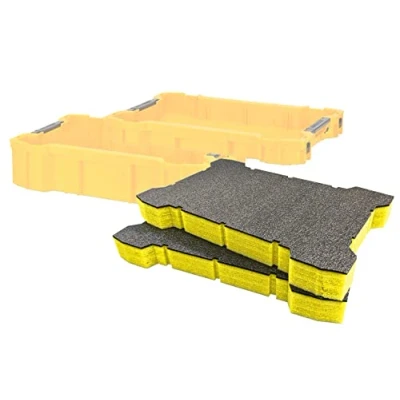 Immagine di Shadow Foam ToughSystem 2.0 Inserti per utensili cassette degli attrezzi DeWalt (50 mm, giallo)