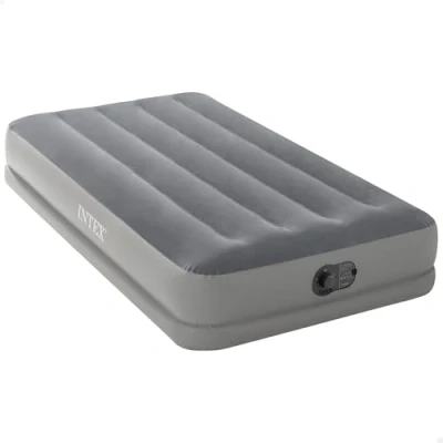 Immagine di Intex ‎64112 Dura Beam Standard Series Prestige Mid Rise Air Mattress with Fastfill USB Powered Internal Pump, durable Fiber Tech interior construction, Twin
