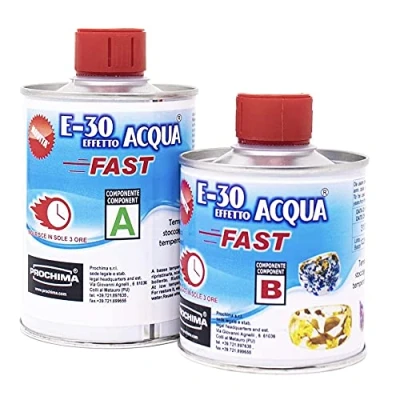 Immagine di RESINA EPOSSIDICA TRASPARENTE, E 30 FAST A+B, Certificata Atossica, 320 GR