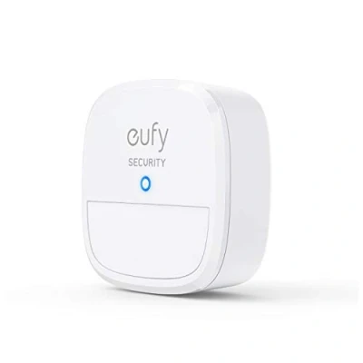 Immagine di sensore di movimento eufy Security, del sistema allarme domestico, copertura a 100, raggio 9,1 metri, durata batteria 2 anni, sensibilità regolabile (richiesto HomeBase)