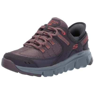 Immagine di Skechers Summits at, VERTICE A Donna, Borgogna Sintetico Mesh Multi Trim, 39 EU