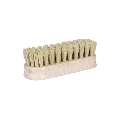 Immagine di Kaps Spazzola per Lucidare le Scarpe 100% Crine di Cavallo o Setole Sintetiche che Non Cadono Lucida e Pulisce Scarpe, Stivali Borse in Pelle (sintetico 16 cm / 6.3 inch)