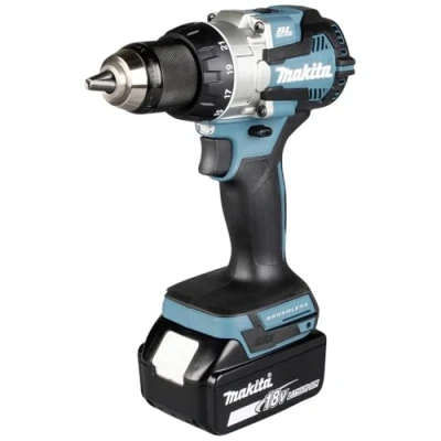 Immagine di Makita DDF489RTJ Trapano avvitatore a batteria 18 V 5.0 Ah Li Ion brushless, incl. seconda batteria, caricabatterie
