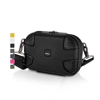 Immagine di IMPACKT IP1, Bucket Bag a Tracolla Unisex Adulto, Lava Black