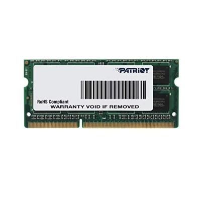 Immagine di Patriot Memory Serie Signature SODIMM Memoria singola DDR3 1600 MHz PC3 12800 8GB (1x8GB) C11 PSD38G16002S