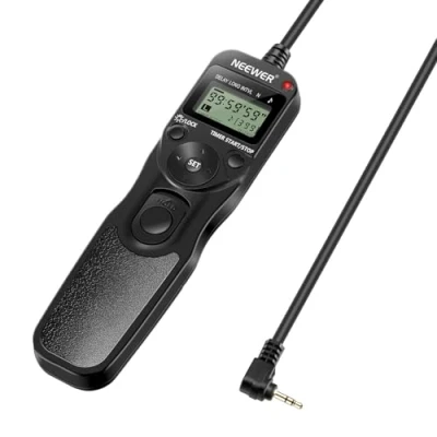 Immagine di Neewer LCD Rilascio di Otturatore Telecomando per Canon 760D(T6s)/750D(T6i)/700D(T5i)/1300D(T6)/1100D(T3)/1000D(XS)/650D(T4i)/600D(T3i)/550D(T2i)/500D(T1i)/450D(XSi)/400D(XTi)/350D DSLR Fotocamere