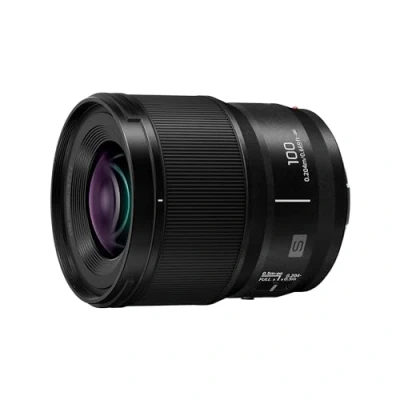 Immagine di Panasonic Lumix S E100 100mm F2.8 Macro, Obiettivo per Fotocamera Full Frame, Compatto e Leggero, 298g, Motore Lineare a Doppia Fase, Ingrandimento Dimensione Reale 1:1, Ottimale Video, Nero