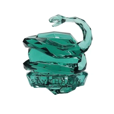 Immagine di Enesco Facets The Wizarding World of Harry Potter, statuetta con stemma della casa Serpeverde, 8 cm, verde
