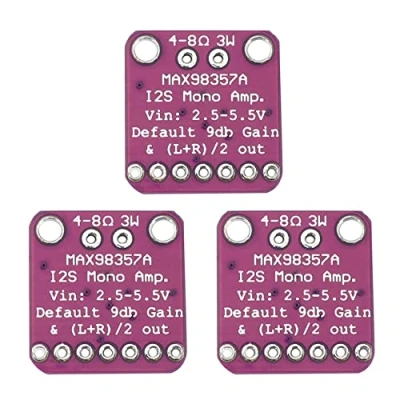 Immagine di Tuperoymse 3X Modulo Decodificatore Dac Interfaccia di Derivazione Amplificatore Classe D Max98357 I2S 3W Piastra Audio Filtro per Esp32
