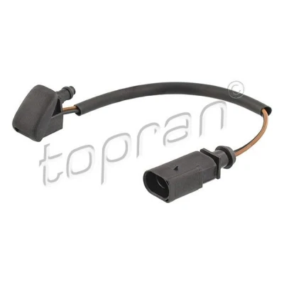 Immagine di TOPRAN 116 222 Ugelli Lavavetri bilaterale, Cofano motore per pulizia parabrezza, con cavo SKODA: Fabia 2, Octavia 1 Combi, I Hatchback
