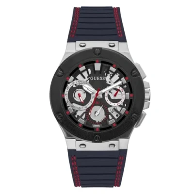 Immagine di Guess Circuit Orologio Black sunray/ silvercoloured, Uomo, Taglia: One Size, silver coloured