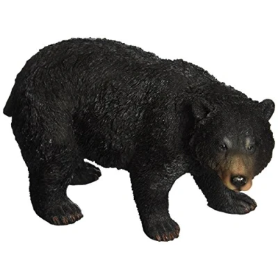 Immagine di Design Toscano QM24217001 Statua Orso Nero, Che Cammina, Multicolore