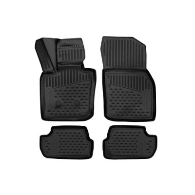 Immagine di Element tappetini in Gomma 3D Premium su Misura Adatti per Mini One, MK 3 (III), 2014 &gt;, Hatchback Porte, 4 Pezzi.