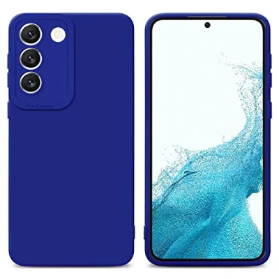 Immagine di Cadorabo Custodia compatibile con Samsung Galaxy S22 in FLUID BLU Coperchio protettivo silicone TPU flessibile