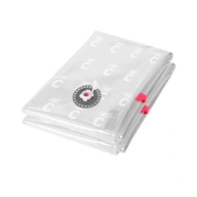Immagine di Compactor Aspispace Borsa sottovuoto per 1 Piumino Matrimoniale, 80 x 100 cm, Confezione da 2, Nylon e polietilene, Grande, 2 unità